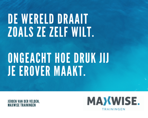de wereld draait - Maxwise